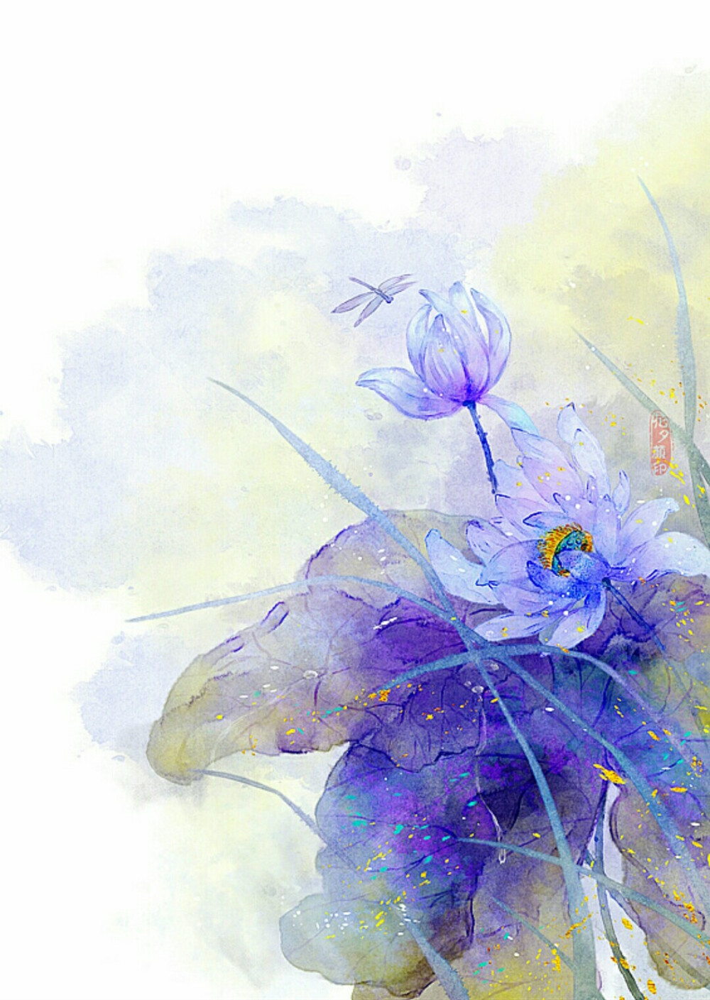 古风素材绘师花夕颜