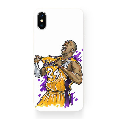 NBA科比湖人总冠军 苹果x iphone 8 plus i6 i7 plus i5se 手机壳