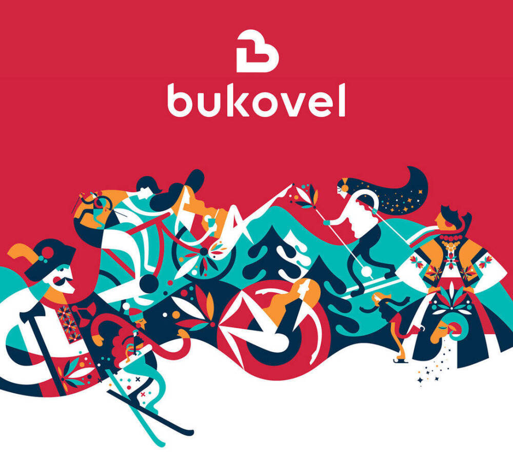 Bukovel 体育品牌形象VI设计 ​​​​#logo设计集# ​​​​