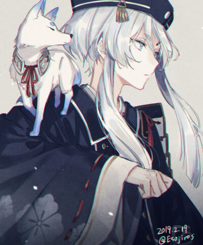 #刀剑乱舞# 白山吉光
画师：雨壱絵穹◆単行本2巻発売中！