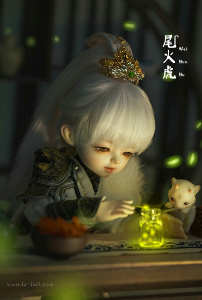 「尾火虎」 SD娃娃 BJD 玩具 人偶 壁紙 萌物 