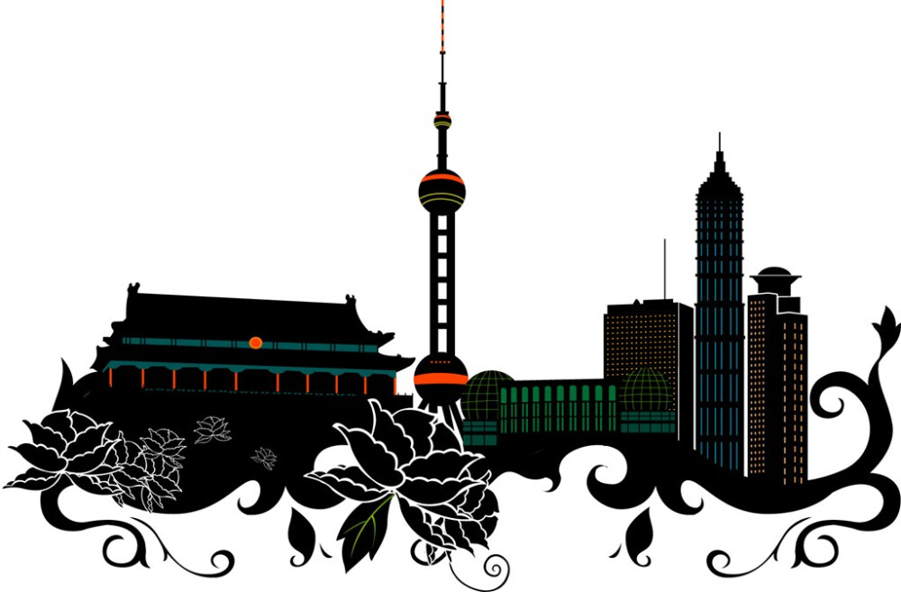 城市矢量图素材