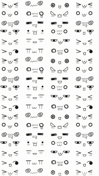 1000个手绘小表情，手帐必备素材