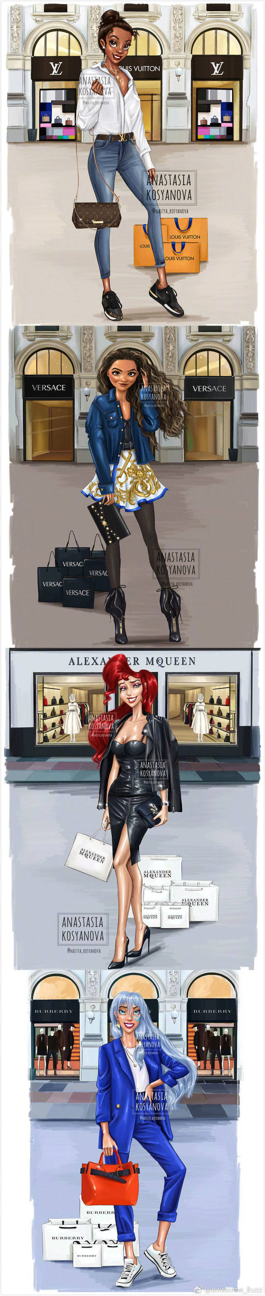 迪士尼公主，图片来源见水印