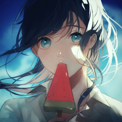 动漫 二次 女头 小清新 （自切