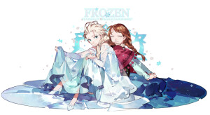 迪士尼公主  冰雪奇缘  艾莎  安娜  P站:STAR影法師