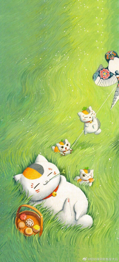 夏目友人帐高清壁纸 猫咪老师 夏目贵志