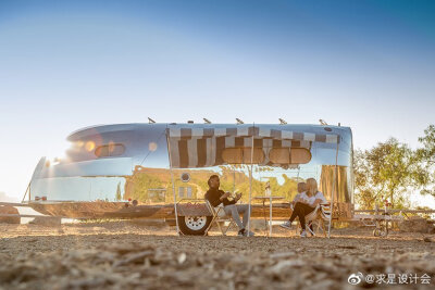 铝制房车鼻祖 bowlus road chief 华丽回归。#求是爱设计#