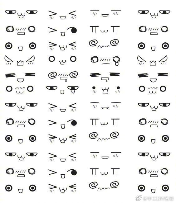 1000 多个手绘小表情，手账可以马起来！