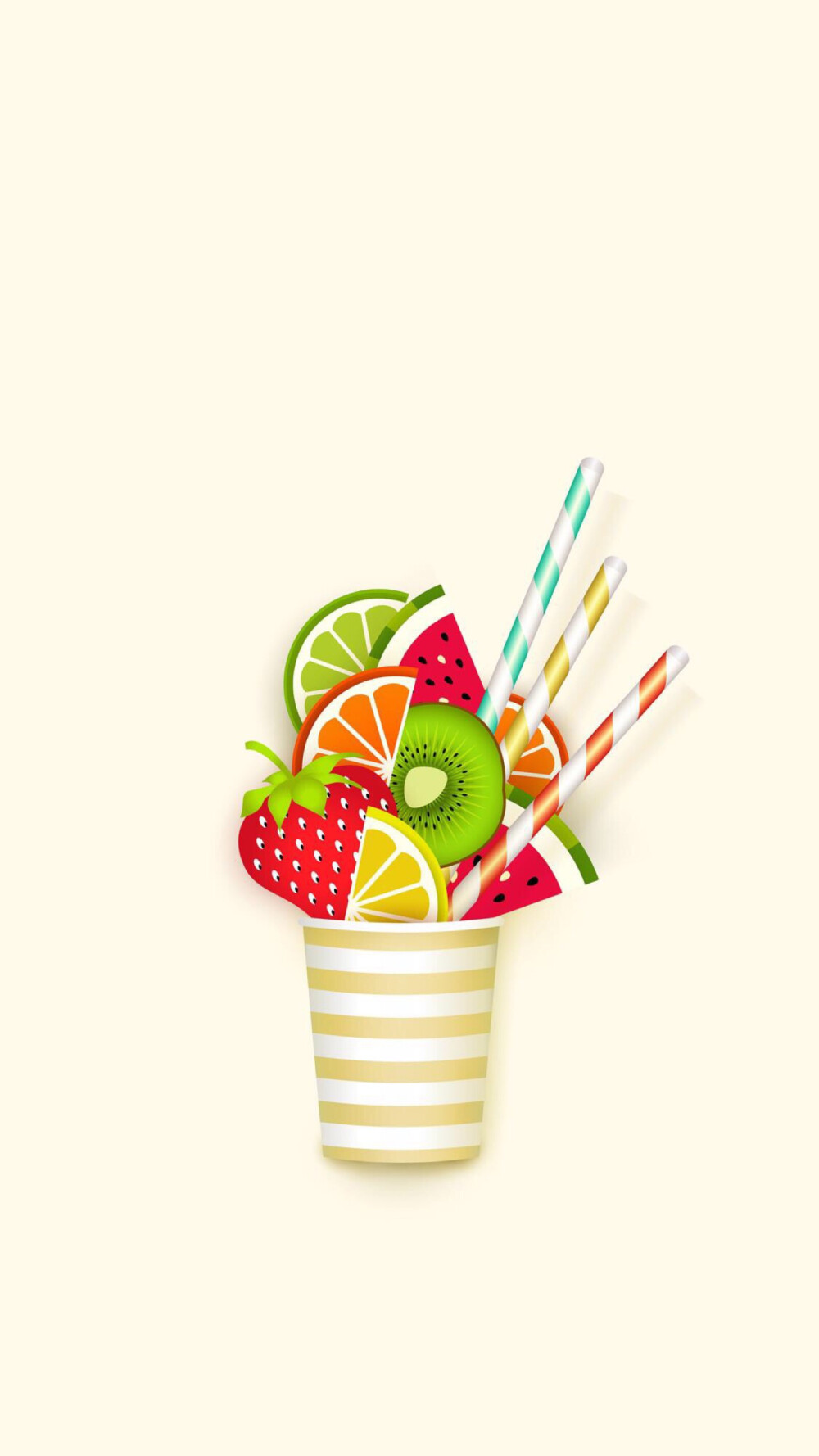 套组壁纸锁屏主屏夏日清新淡雅自然水果