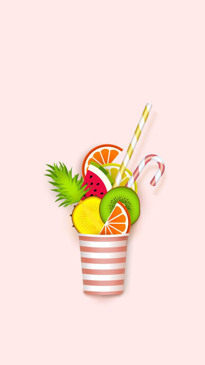 套组壁纸锁屏主屏夏日清新淡雅自然水果