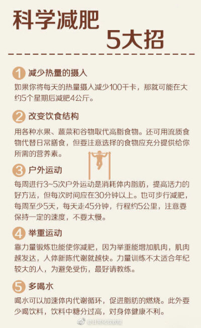 关于减肥的小技巧 码住 我们能瘦