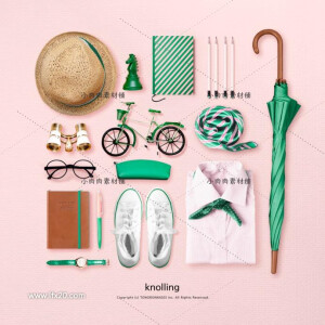 家庭工作生活场景花草工具植物蔬菜立体实物PSD设计素材psd323