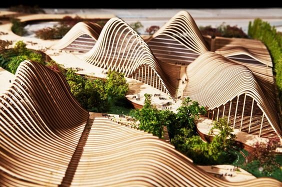 精细的建筑模型