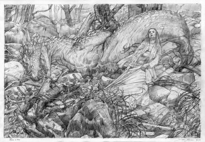 Donato Giancola 指环王 角色场景 插画