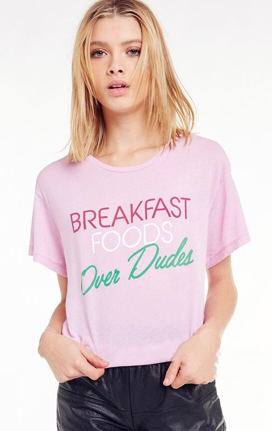 Wildfox "BREAKFAST FOODS Over Dudes"