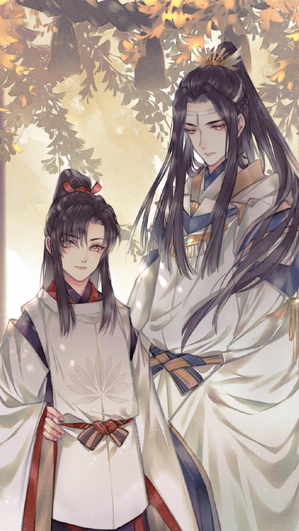 魔道祖师 同人 插画 手机壁纸