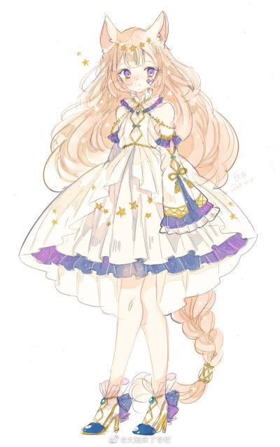画师えこ「twi： @eco_logy 」 ​​​​设计的小裙子都吼吼看~！