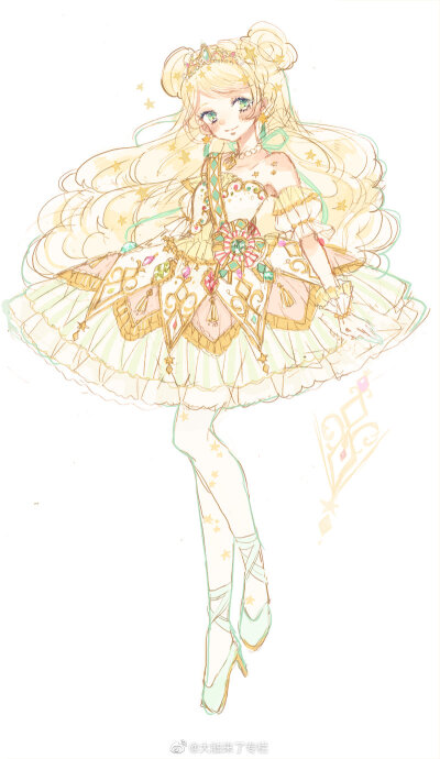 画师えこ「twi： @eco_logy 」 ​​​​设计的小裙子都吼吼看~！