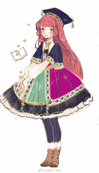 画师えこ「twi： @eco_logy 」 ​​​​设计的小裙子都吼吼看~！