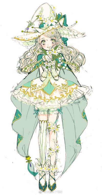 画师えこ「twi： @eco_logy 」 ​​​​设计的小裙子都吼吼看~！