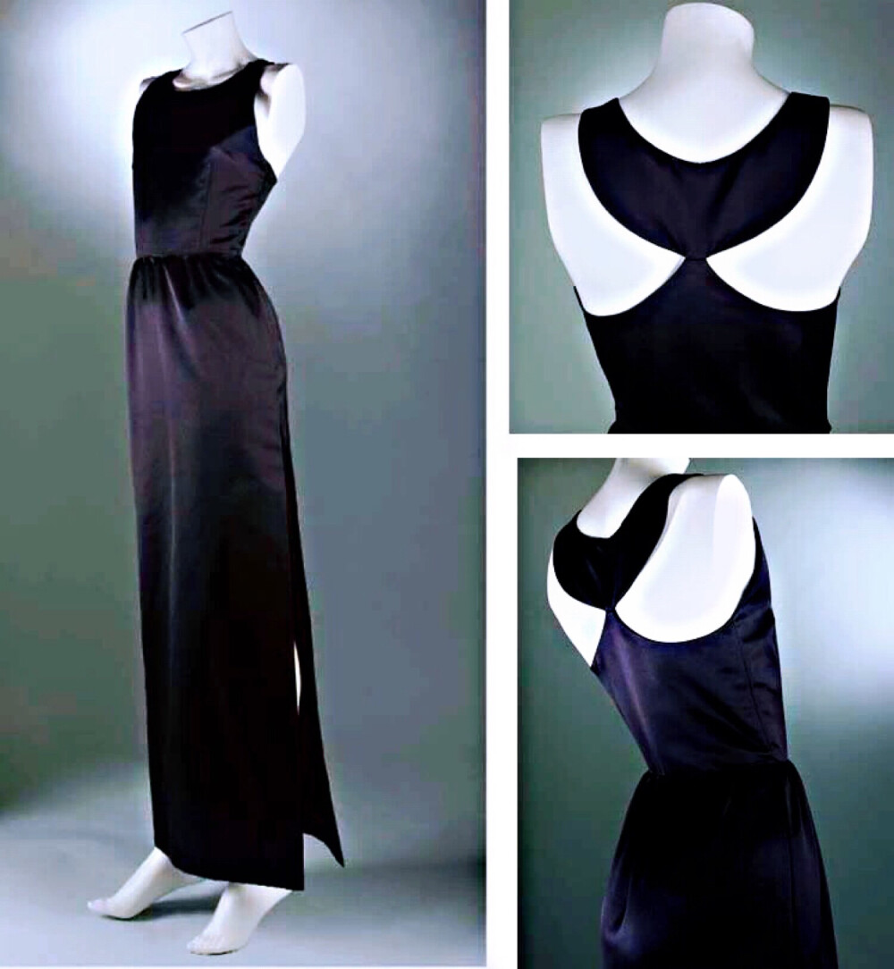 小黑裙背部设计十分精彩，两侧镂空恰巧展现出奥黛丽赫本最美的肩胛骨线条。这条小黑裙在佳士得拍卖行以4,042,518元人民币成交