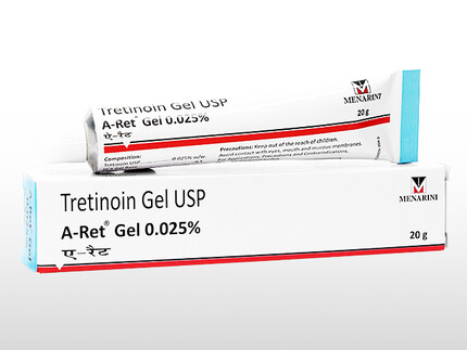 A-Ret Gel retionin retin cream usp 0.025% MENARINI for acne