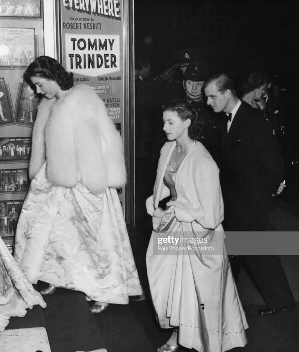 Princesses Margaret And Elizabeth At Royal Command Performance ​​​