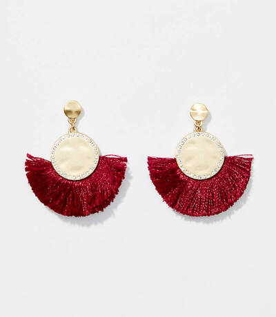 Pave Fringe Drop Earrings | LOFT : Shop LOFT for stylish women’s clothing. You’ll love our irresistible Pave Fringe Drop Earrings - shop LOFT.com today!