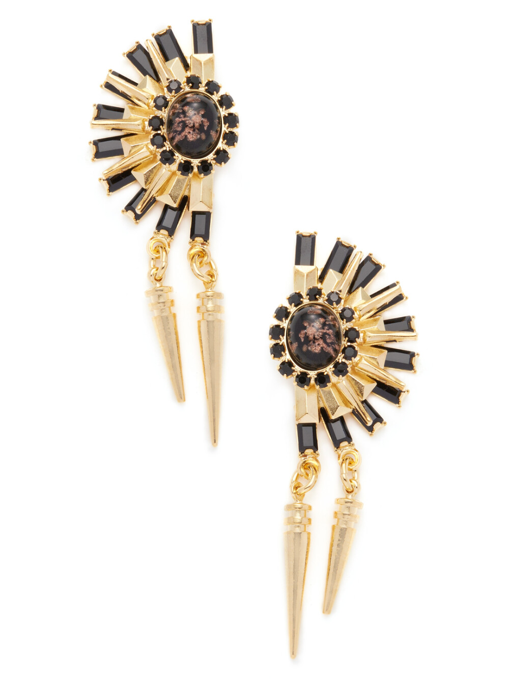 Mila Crystal Earrings by Elizabeth Cole at Gilt