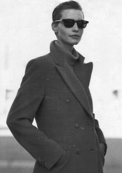 Nadja Auermann by Peter Lindbergh for Giorgio Armani Fall 1996