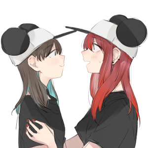 TsukiHanyan p站 插画 少女 工藤晴香 远藤佑里香 id=7526797