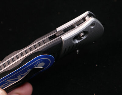 Benchmade蝴蝶 581 Barrage Satin Plain M390钢银白色