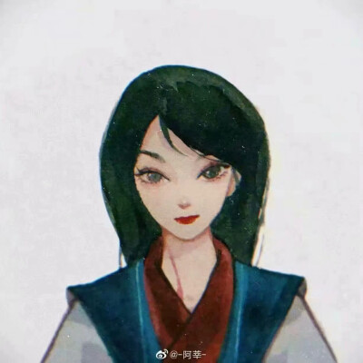 动漫女头花木兰