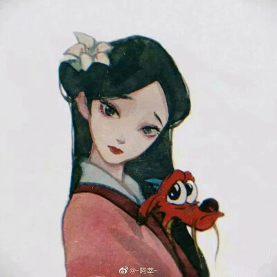 动漫女头花木兰