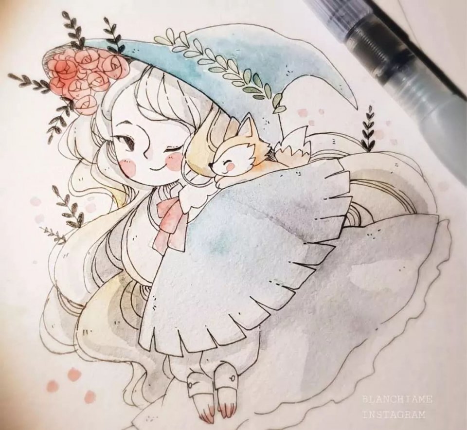 自由插画师Ana