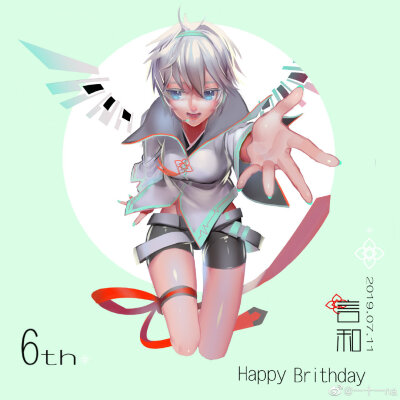 言和 711生日贺图 少女 Vsinger 虚拟歌姬 插画 头像 壁纸
画师：@一十一na