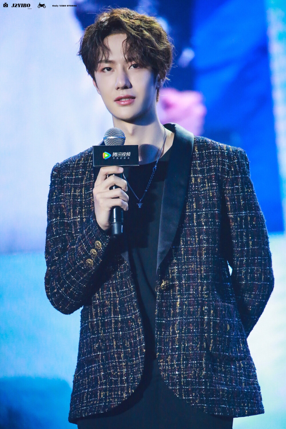 190712 陈情令天津粉丝见面会 @uniq-王一博 cr:logo