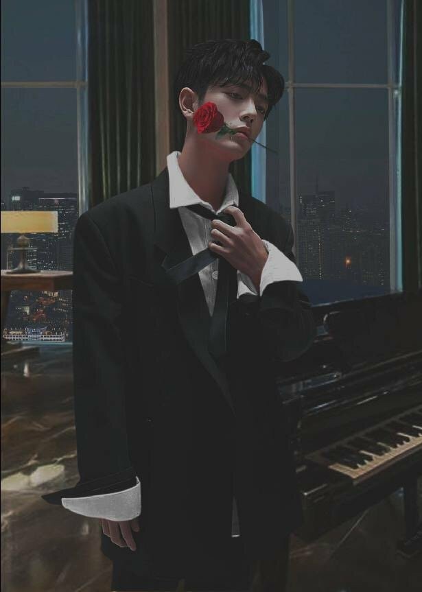 肖战,西装与红玫瑰