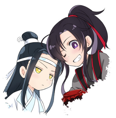 ナナミ p站 二次元 插画 少年 动漫 魔道祖师 蓝忘机 魏无羡 id=1572330