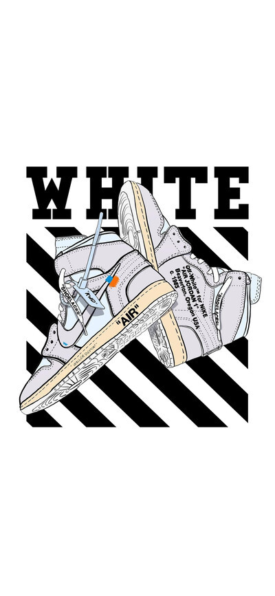 AJ1×Offwhite 联名壁纸