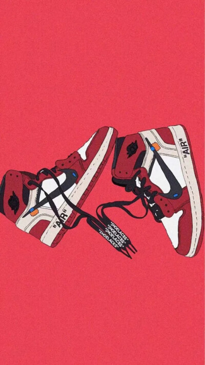 AJ1×Offwhite 联名壁纸