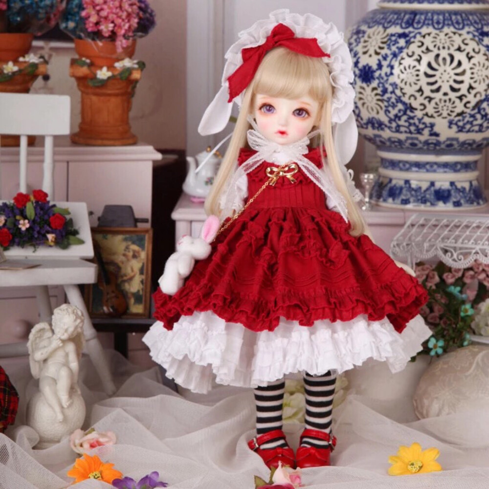 现货 全套 bjd/sd娃娃 Honey Hanael 6分女娃 关节玩偶 生日礼物