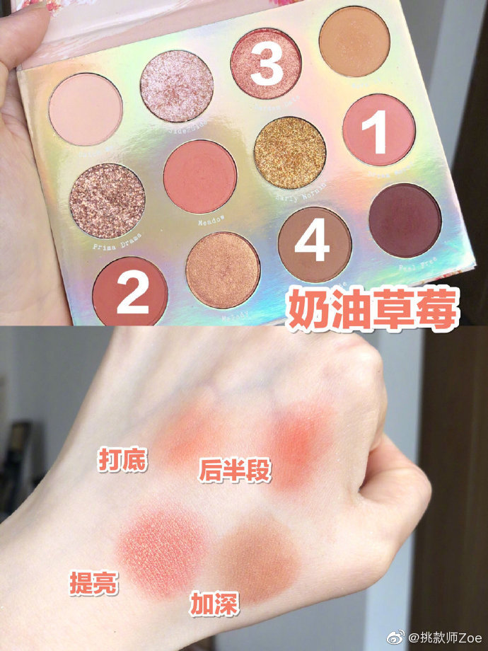 【新手眼妆干货】
colourpop 眼影盘八种眼影画法 cr.pauiovelena_七七 ​​​​