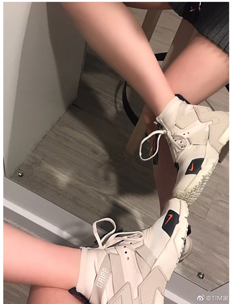 Huarache Gripp Sail华莱士 6代束脚拉链机能高帮运动慢跑鞋 ​