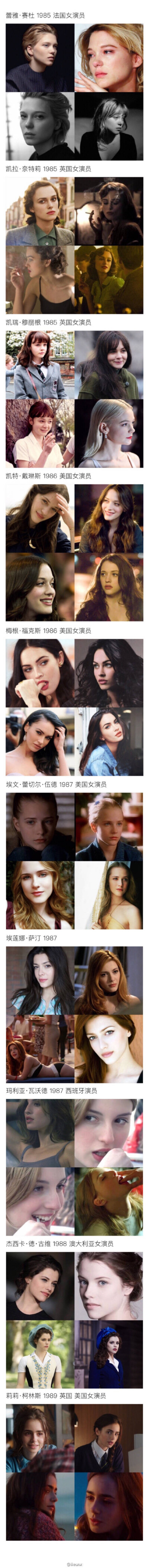 欧美女星