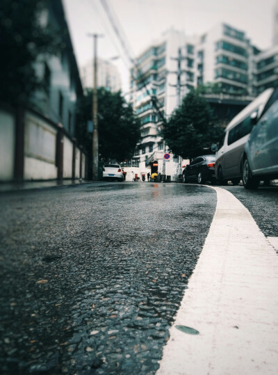 夏日，雨季，下了好久好久的雨，几乎天天都是打伞出门呢