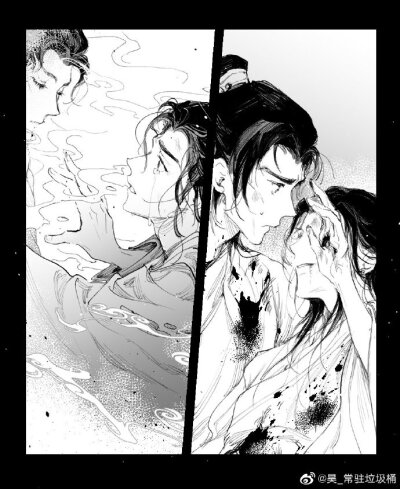 二哈和他的白猫师尊 #0703二哈和他的白猫师尊24h#【少年不识爱恨一生最心动。】二哈24h活动图是橘子组和燃晚 ​​​​