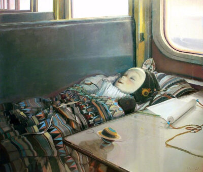 艺术家李超雄（Arx Lee 1978年生于广东中山）油画作品。 （@超雄arxlee ） ​​​​
