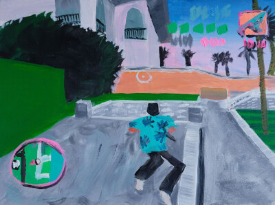 GTA Vice City paintings by Nick Benfey ​​​